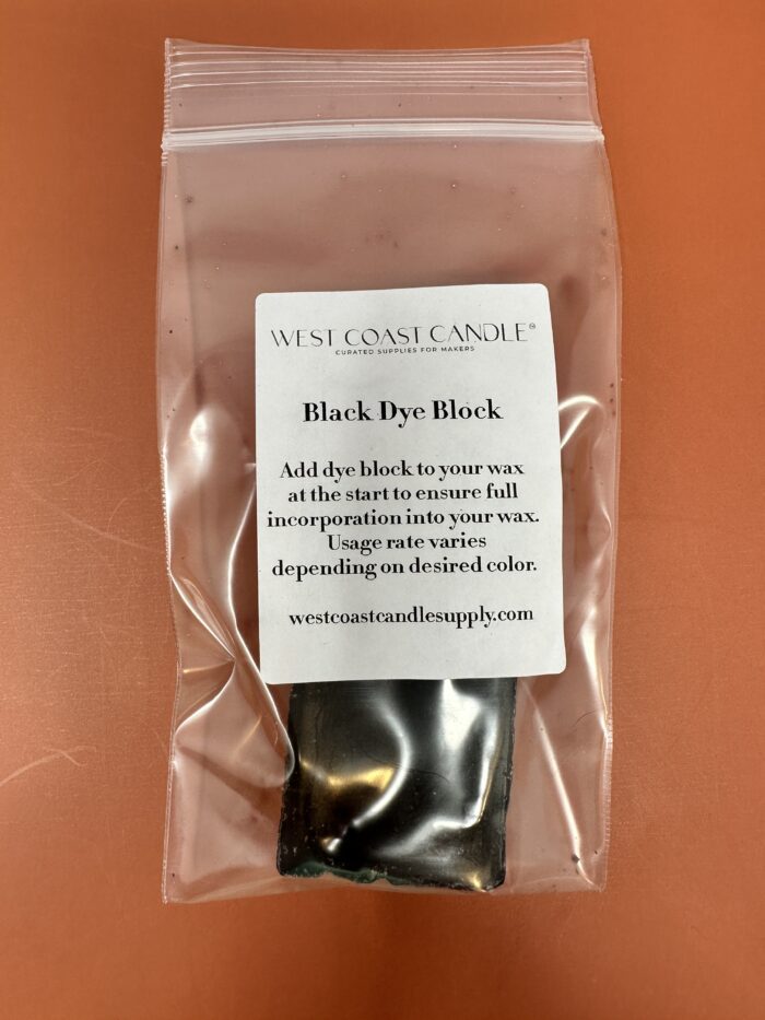 Black Dye Block for candles