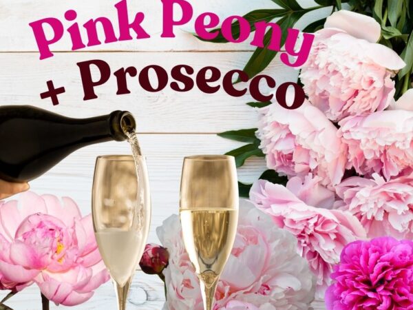 Pink Peony + Prosecco