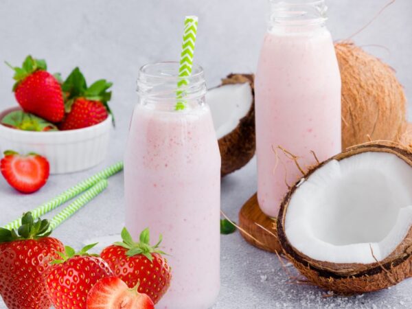 Strawberry Coconut Milk