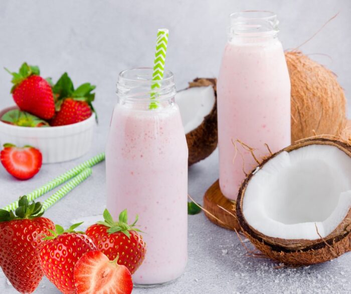 Strawberry Coconut Milk